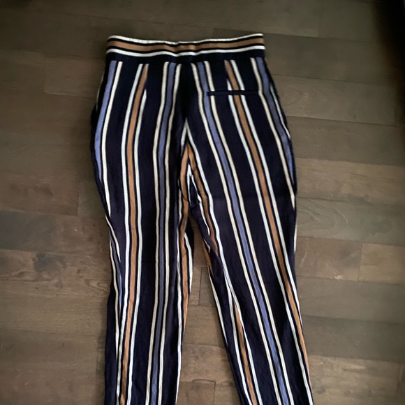 SOLD— H&M Pinstripe Blue Dress Pant - Picture 3 of 4